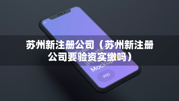 蘇州新注冊(cè)公司（蘇州新注冊(cè)公司要驗(yàn)資實(shí)繳嗎）