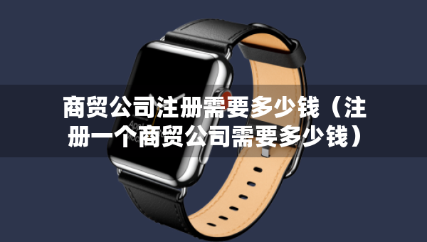 商貿(mào)公司注冊需要多少錢（注冊一個(gè)商貿(mào)公司需要多少錢）