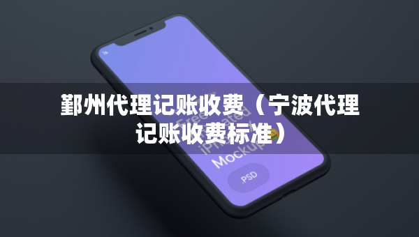 鄞州代理記賬收費（寧波代理記賬收費標(biāo)準(zhǔn)）