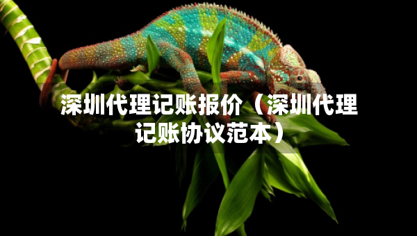 深圳代理記賬報(bào)價(jià)（深圳代理記賬協(xié)議范本）