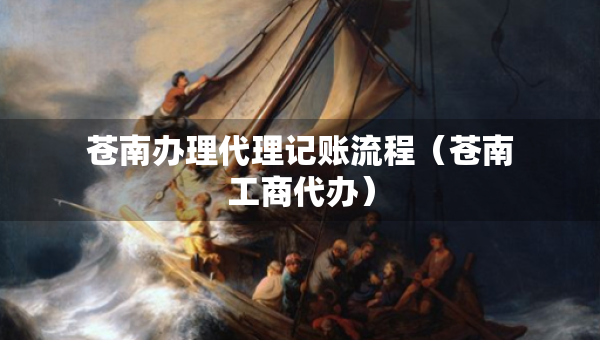 蒼南辦理代理記賬流程（蒼南工商代辦）