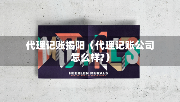 代理記賬揭陽（代理記賬公司怎么樣?）