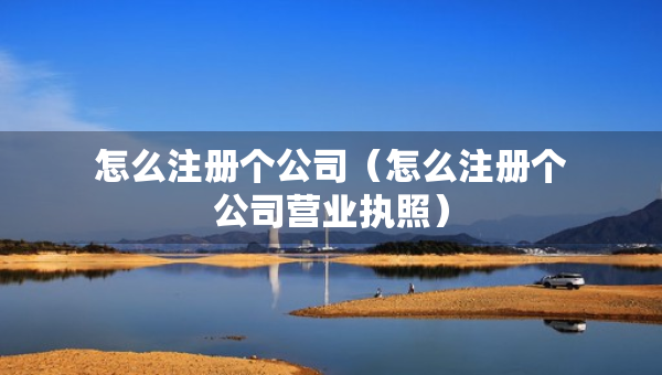 怎么注冊個公司（怎么注冊個公司營業(yè)執(zhí)照）