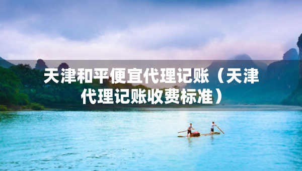 天津和平便宜代理記賬（天津代理記賬收費標(biāo)準(zhǔn)）
